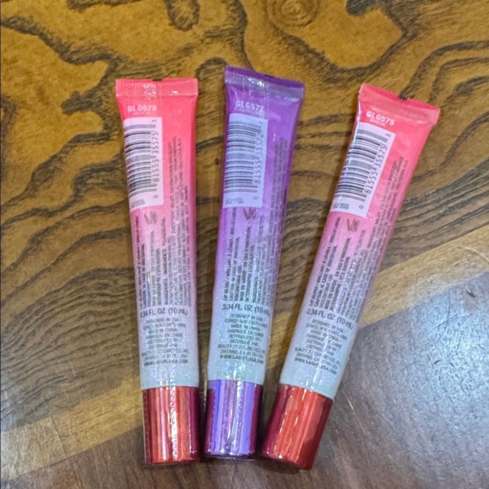 LA Girl (3) Holographic Lip Gloss Set - Picture 2 of 3